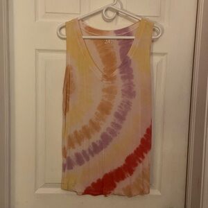 Women’s tie dye tank. Large